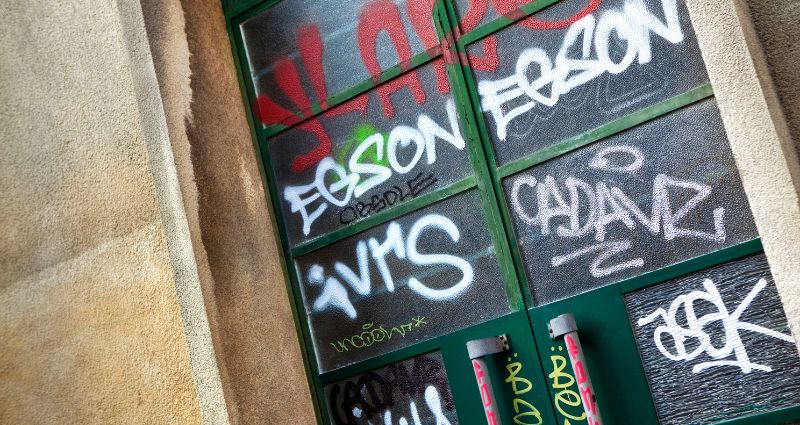 how to prevent graffiti vandalism